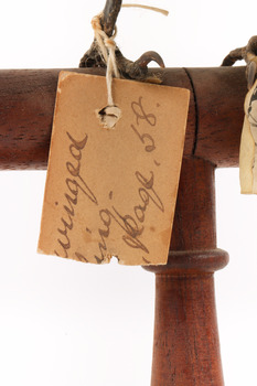 Image of half a swing tag, see transcription 