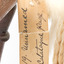 close-up of swing tag, see transcription