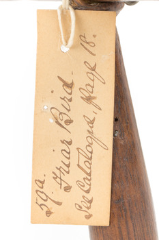 Image of swing-tag, see transcription
