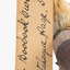 Southern Boobook Owl, close up of identification swing tag