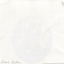The blank reverse of 7306 with two small pieces of handwritten text in different styles. One is in the top right corner and the other is in the bottom left.