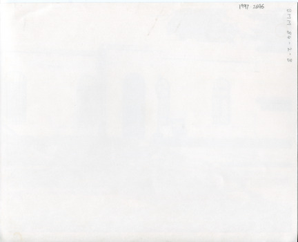 Reverse side of photograph with two additional identifier numbers.