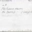 The reverse side of A03309, blank with written text and numbers