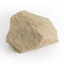 A pale brown/creamy brown coloured rock that is roughly the size of a hand. Sandstone is a sedimentary rock 