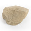 A pale brown/creamy brown coloured rock that is roughly the size of a hand. Sandstone is a sedimentary rock 