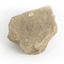 A pale brown/creamy brown coloured rock that is roughly the size of a hand. Sandstone is a sedimentary rock 