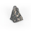 a hand sized solid mineral specimen in black with shades of beige