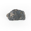 a hand sized solid mineral specimen in black with shades of beige