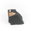Piece of black coal with label