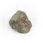 Hand sized solid mineral specimen with brass-yellow and iridescent green-black hues.