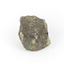 Hand sized solid mineral specimen with brass-yellow and iridescent green-black hues.