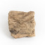 A hand-sized solid mineral specimen in shades of yellow and brown