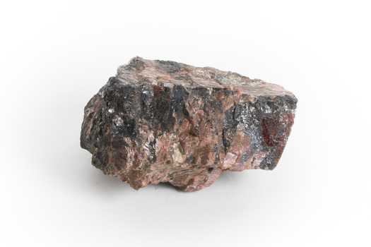 Rhodonite crysals on Galena and Sphalerite