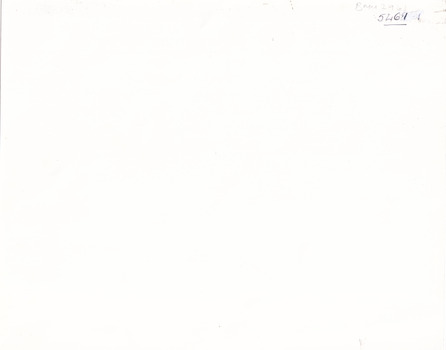 The reverse side of 5461, blank with written numbers. 