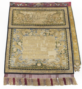 Textile - Banner, c1872