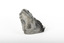 Solid mineral specimen in shades of grey, white and black