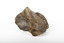 A solid mineral in shades of brown, white, and beige
