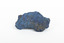 A solid mineral specimen in shades of blue 