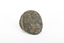 A solid rock specimen with a mineral vein in shades of brown 