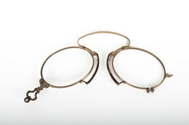 A small pair of spectacles.