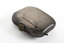 Small silver square with gold turner mechanism on left side of item. 