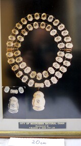 Photograph - Photograph , City of Moorabbin Mayoral Chain, circa 1990