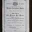 Brighton Horticultural Society - Programme 1879
