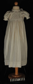 Clothing - Clothing, baby's long dress pin-tucked, c1900