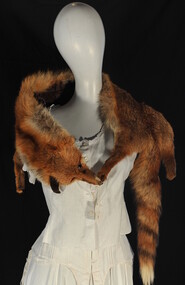 Clothing, lady's fox fur stole