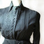 Clothing, lady's full length black dress