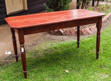 Furniture, large, wood, dining table 20thC
