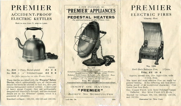 Premier Appliances examples pg 1