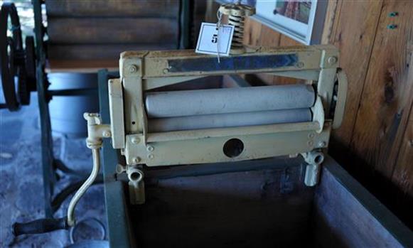 Close-up of Acme Hand Wringer