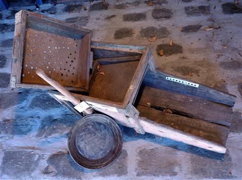 Gold Mining, prospector's "rocker"