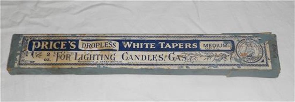Price's Dropless White Tapers