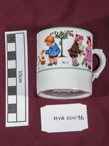 crockery child's cup.