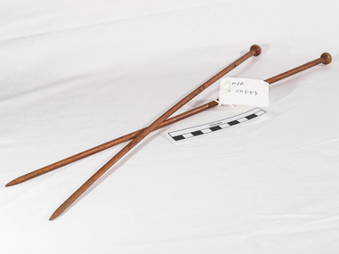 Craft Equipment, knitting needles, c1880