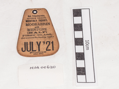Document, Train Ticket 1921, c1921