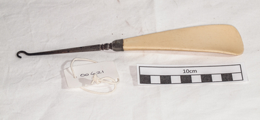 Clothing,  button hook, c1900
