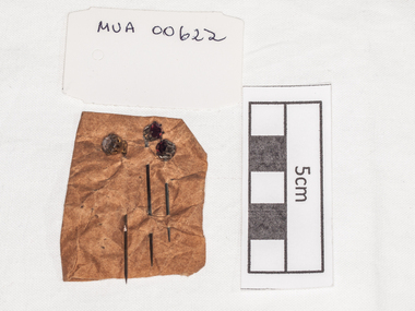 Jewellery, 3 men's lapel pins, c1900