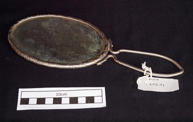 Ornaments,  lady's hand mirror, c1900
