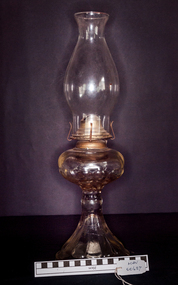 Lights,  kerosene chamber lamp, 19thC