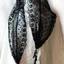 Clothing, lady's black lace stole