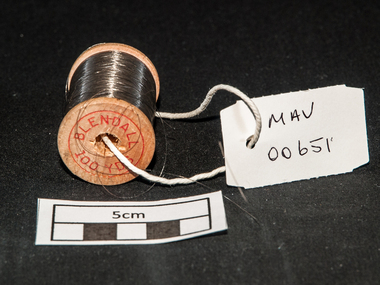 Sewing Equipment, reel of nylon thread, c1950