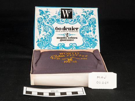 Clothing, lady's nylon stockings 'Worth'