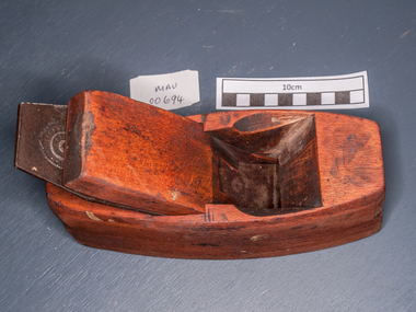 Tools, hand made wood plane, c1880