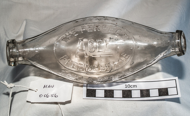 Manufactured Glass, baby feeding bottle, c1950
