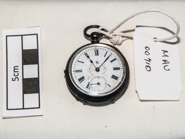 Watches,  small silver plated pocket, c1900