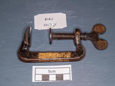 Tools, steel 'G' Clamp, early 20thC