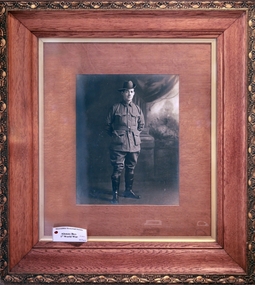 Photograph, Alonzo Box in Army Uniform c1915, Unrecorded, c1915